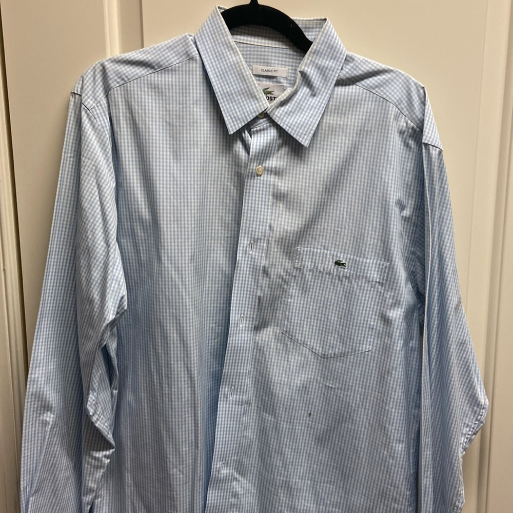 Lacoste dress shirt Large (42)